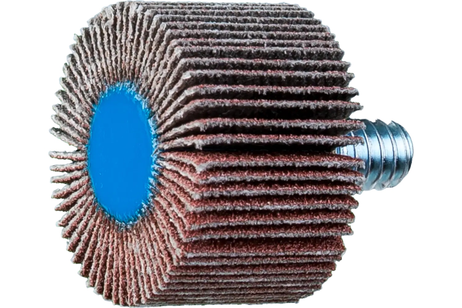 Picture of Pferd Quick Change Flap Wheel, 1" X 5/8, 120 Grit, 1/4-20 Thread, Aluminum Oxide